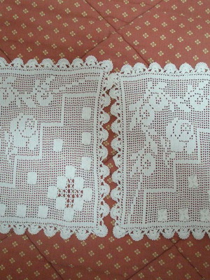 Doilies new, white, handmade crochet, pack of 8 pieces