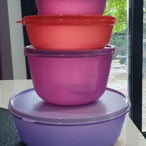 Tupperware food container set new, various sizes
