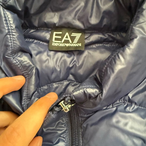 Ea7 Emporio Armani blue sleeveless jacket size M used