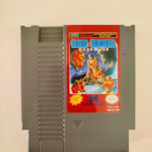 Tag Team Wrestling NES game used
