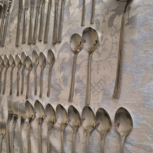 Vintage Granada cutlery set used, 49 pieces, stainless steel 18/10