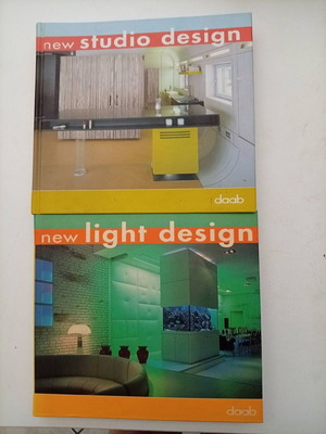 New Light Design and New Studio Design books like new, daab editions