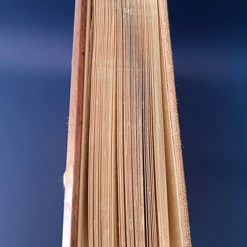 Photo album with rice paper 50 sheets 30x30 wood/linen new