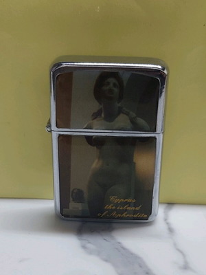 Zippo lighter used, dedicated to Aphrodite, Cyprus