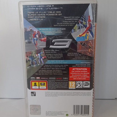 SpiderMan 3 PSP game used, complete with manual, English version