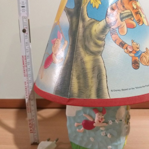 Table lamp Winnie the Pooh ceramic base like new children's