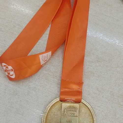 Athens Half Marathon Medal like new, 5 km race