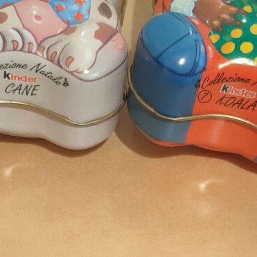 Kinder animals 12 metal collectible boxes 2003