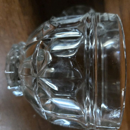 Set of two glass cups new