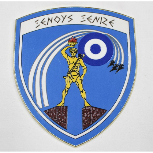 Plaque of Greek Air Force Air Detachment Rhodes like new 14x12 cm