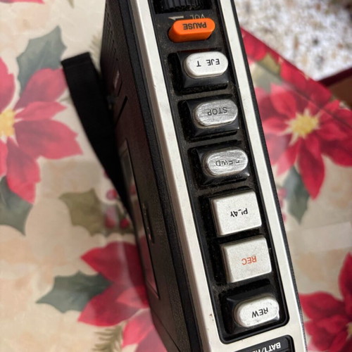Vintage cassette player 70s used