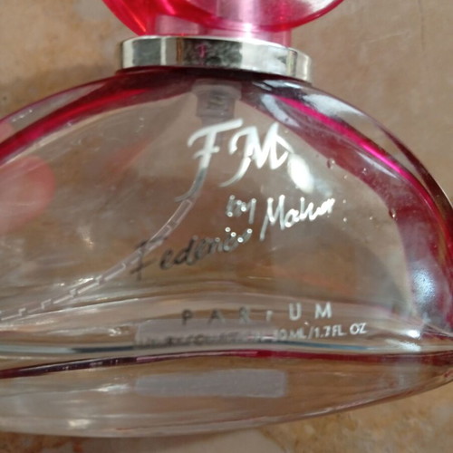 Perfume bottle used, FM by Federico Mahor