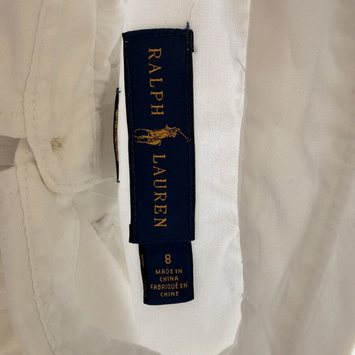 Ralph Lauren Παιδικό Λευκό Πουκάμισο Μέγεθος 8 Σαν Καινούργιο