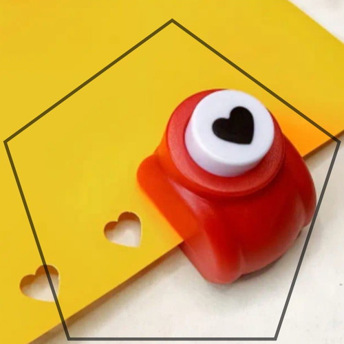 Heart-shaped paper punch new, small handmade DIY