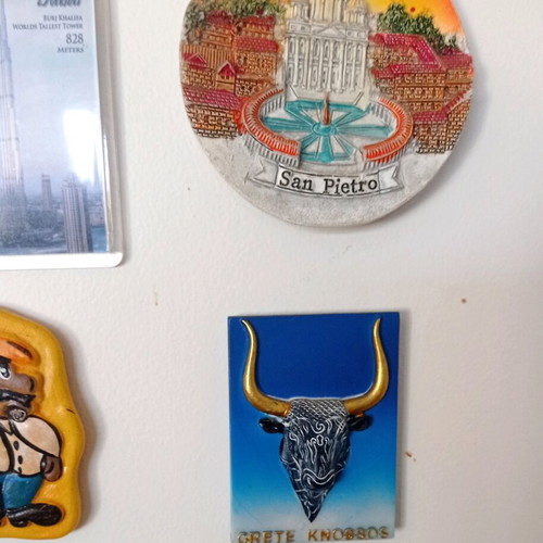 Travel fridge magnets like new, pack of 6