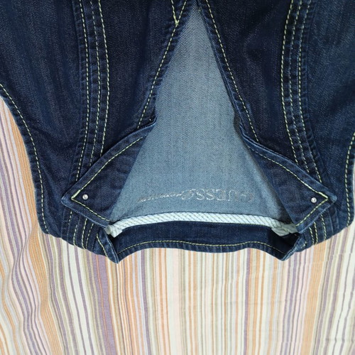 Guess women's salopette navy blue like new, size S