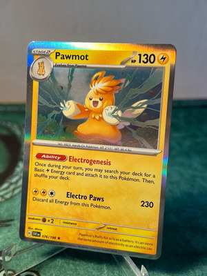 Pawmot holo SVI card used