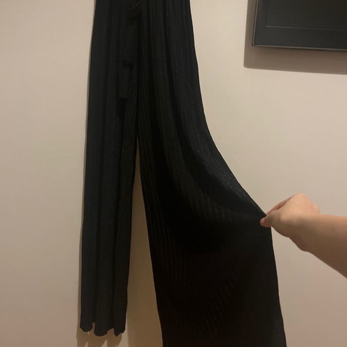 One-piece jumpsuit new with elastic fabric and waist belt