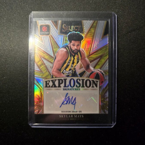 Skylar Mays Auto Panini Select Euroleague 2025-26 card