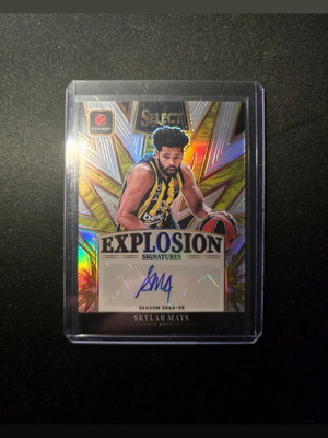 Skylar Mays Auto Panini Select Euroleague 2025-26 card