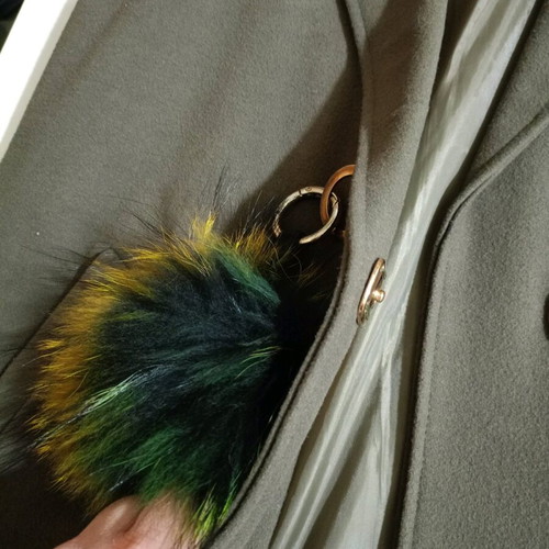 Christian Lacroix cashmere vest olive, like new, size M-L