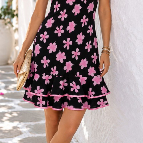 Vintage Angelo dress 2004 y2k, like new, black and pink