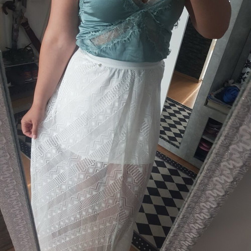 Guess lace skirt new, women's, size 36/S, white