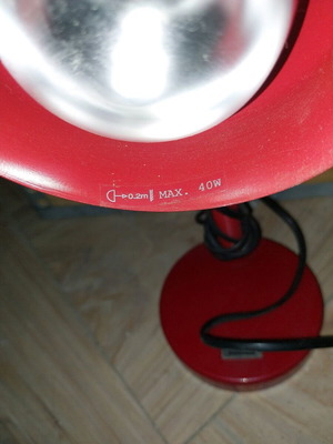 Vintage lamp used, functional