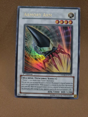 Armory Arm DP08-EN016 Ultra Rare Yu-Gi-Oh! like new