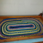 Handmade plastic rugs like new