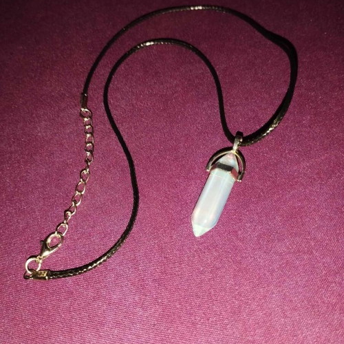 Necklace with crystals new, multicolored