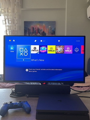 Sony PS4 Slim κονσόλα 1TB με χειριστήριο DualShock 4