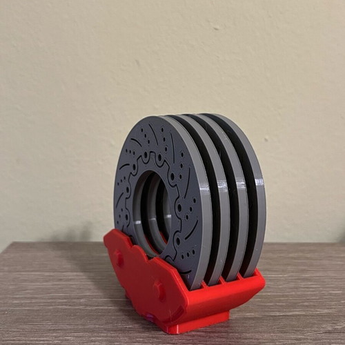 3D Printed Brake Disc Coaster new, handmade design