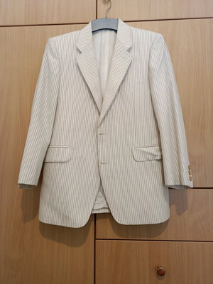 Men's jacket used, size M, striped