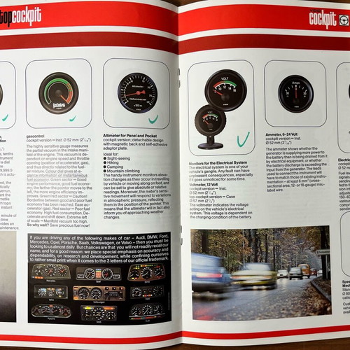 VDO Cockpit promotional brochure like new