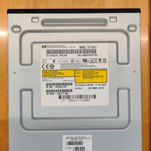 Hewlett-Packard TS-H353 SATA CD/DVD optical drive like new