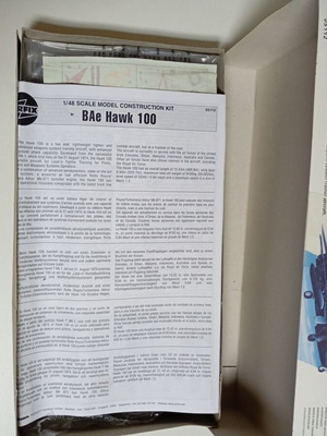 Airfix BAe Hawk 100 model kit 1:48