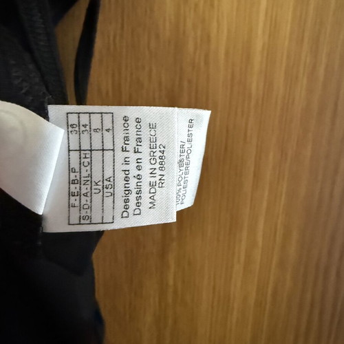 La Redoute black monokini swimsuit, size S/36