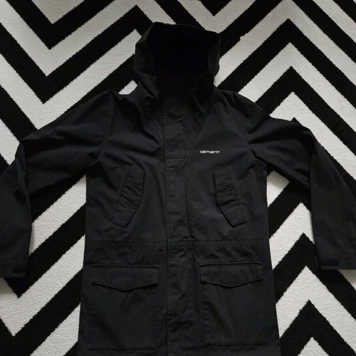 Carhartt parka used, black, size S and M