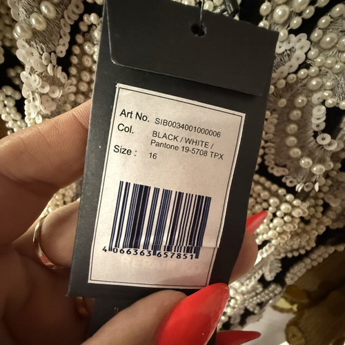 A Star Is Born Dress new, size L, black and white
