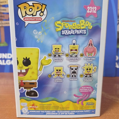 Funko Pop Animation SpongeBob SquarePants Glow in the Dark figure new