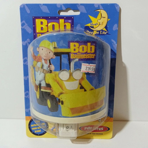 Bob the Builder Magic Night Light European Power 230V-50Hz New