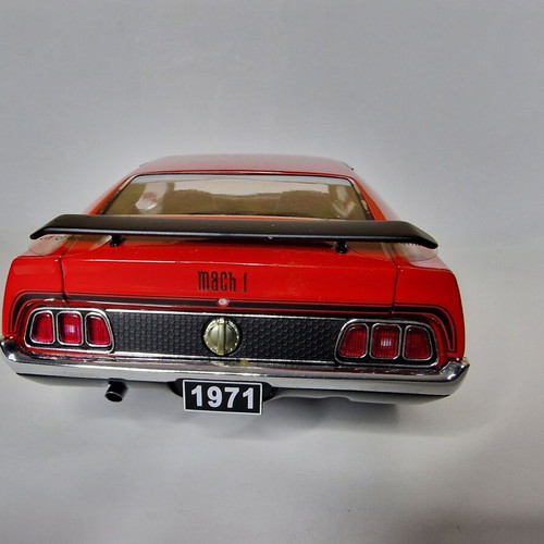 Autoart Millennium 1971 Ford Mustang Mach 1 Fastback Red LE 1:18 scale new