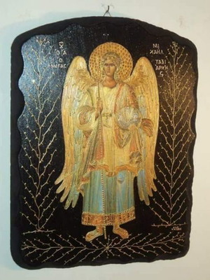 Archangel Michael the Great Taxiarch wood replica new