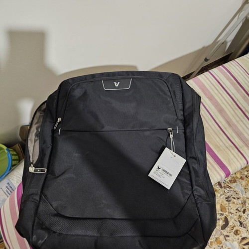 Roncato fabric backpack black new