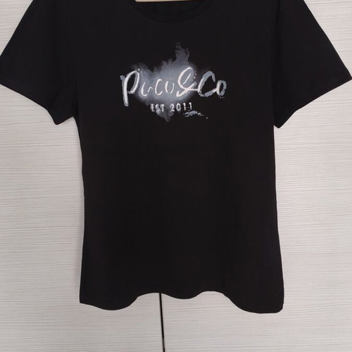 Paco & Co Black Women's T-shirt XL like new