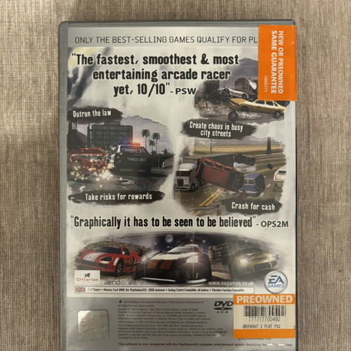 Burnout 2 Point of Impact PlayStation 2 used, English full version
