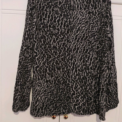 Blouse shirt with colorful print, new, size S