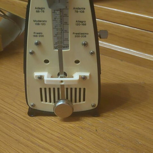 WITTNER 836 Plastic Metronome Black for Piano like new
