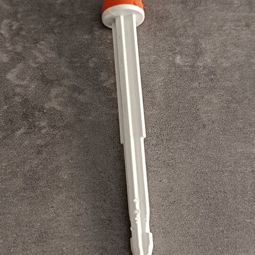 Playmobil orange-headed missile